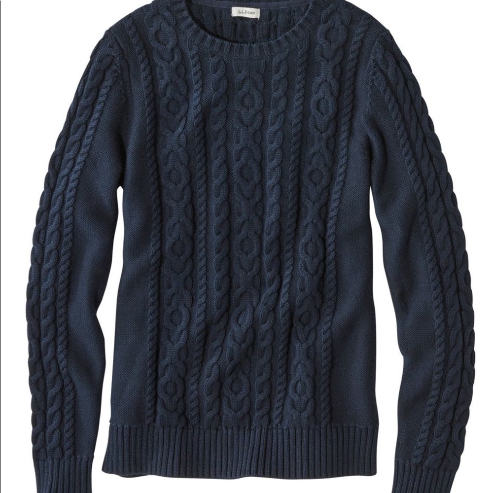 L.L. Bean Women’s Mixed-Cable Sweater